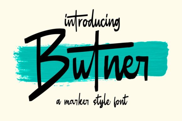 Butner: The Casual Handwritten Font That’s Redefining Informal Design