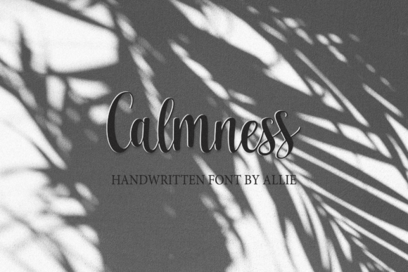 Calmness: The Timeless Handwritten Font That Elevates Design Across Industries