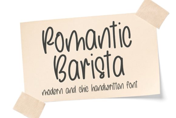 Discover the Timeless Elegance of Romantic Barista: A Font That Captures the Heart of Modern Design