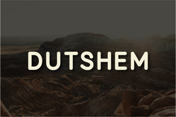 Dutshem: A Simple, Versatile Font for Creative Projects