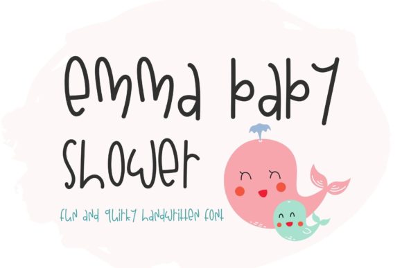 Emma Baby Shower: A Versatile Handwritten Font for Creative Projects