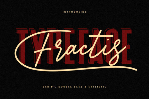 Fractis: A Bold and Versatile Font for Creative Expression