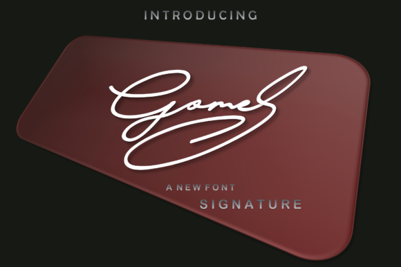 Gomes Font: A Friendly Script for Creative Expression