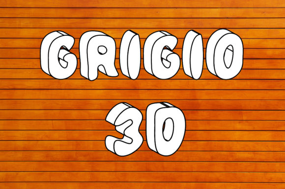 Grigio: A Vibrant 3D Color Font for Creative Designers