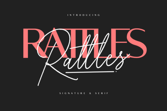 Rattles: A Unique Font Duo That Elevates Design