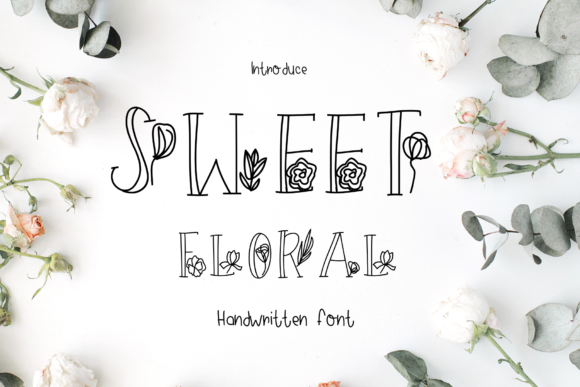 Sweet Floral Font for Creative Projects