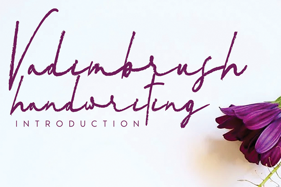 Vadimbrush Handwriting: A Unique Handwritten Font for Creative Projects
